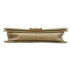 Secondhand Chanel Boy Beige Leather Bag