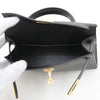 Secondhand Hermès Kelly Mini Black Leather Bag