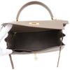Secondhand Hermès Kelly 28 Gray Leather Bag