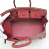 Secondhand Hermès Birkin 25 Red Leather Bag