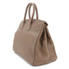 Secondhand Hermès Birkin 35 Gray Leather Bag