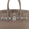 Secondhand Hermès Birkin 35 Gray Leather Bag