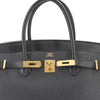 Secondhand Hermès Birkin 40 Black Leather Bag