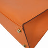 Secondhand Hermès Kelly 28 Orange Leather Bag