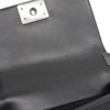 Secondhand Chanel Boy Black Leather Bag