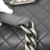 Secondhand Chanel Boy Black Leather Bag
