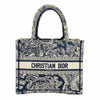 Secondhand Dior Book Tote Navy Canvas Bag