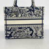 Secondhand Dior Book Tote Navy Canvas Bag