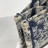 Secondhand Dior Book Tote Navy Canvas Bag