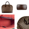 Secondhand Louis Vuitton Alma Brown Canvas Bag