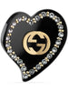 Gucci Interlocking G heart hair clip