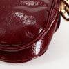 Secondhand Dior Saddle Burgundy Patent Leather Bag
