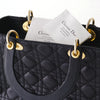 Secondhand Dior Medium Lady Vintage Cannage Nera - '90s