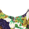 Secondhand Blumarine Green Sleeveless Floral Dress - '10s