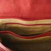 Secondhand Ferrari Schedoni Red Leather Shoulder Bag Briefcase - '90s