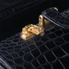 Secondhand Jardin des Sacs Crocodile Leather Beauty Case - '60s