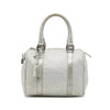 Fendi Small Zucchino Metallic Canvas Forever Bauletto Boston Bag Secondhand
