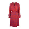 Secondhand Tory Burch Judi Printed Tie-Waist Dress - '10s