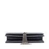 Secondhand Saint Laurent Metallic Mesh Monogram Tassel Kate Wallet on Chain