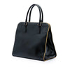 Prada Saffiano Vernice Open Pyramid Convertible Tote Secondhand