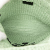 Prada Small Raffia Effect Crochet Embroidered Logo Tote Secondhand