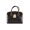 Secondhand Vintage Croc Embossed Leather Doctor Bag - '00s
