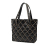 Chanel Small CC Quilted Calfskin Wild Stitch Tote Secondhand