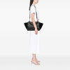 Secondhand Celine Small Drummed Calfskin and Suede Trapeze Satchel