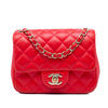 Chanel Mini Square Classic Lambskin Single Flap Secondhand