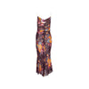 Secondhand Ruched Sheer Dress - '10s