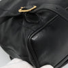 Secondhand Gucci Bamboo Black Leather Bag