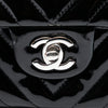 Chanel Medium Classic Chevron Patent Double Flap Secondhand