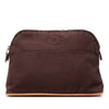 Hermès Toile Bolide Trousse De Voyage Pouch MM Secondhand