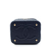 Chanel CC Quilted Caviar Top Handle Vanity Case with Chain Secondhand