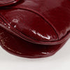 Secondhand Dior Saddle Burgundy Patent Leather Bag