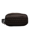 Fendi Zucchino Canvas Shoulder Bag Secondhand