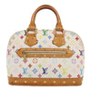 Secondhand Louis Vuitton Alma White Canvas Bag
