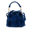 Saint Laurent Small Suede Emmanuelle Fringe Bucket Bag Secondhand