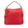 Secondhand Gucci Large Pebbled Calfskin Soho Convertible Hobo