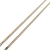 Chanel Gold Plated Rhinestone CC Logo and Heart Pendant Necklace Secondhand