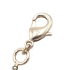Chanel Gold Plated Rhinestone CC Logo and Heart Pendant Necklace Secondhand