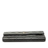 Chanel CC Quilted Caviar Flap Long Wallet Secondhand