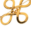 Chanel CC Gold Plated Infinity Brooch Secondhand
