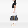 Fendi Large Pequin Canvas Etniko Du Jour Handbag Secondhand
