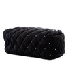 Chanel CC Quilted Velvet Crystal Wristlet Clutch Secondhand