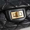 Secondhand Chanel 2,55 Black Leather Bag