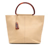 Secondhand Chanel Grained Calfskin Tortoise Top Handle Tote