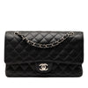 Secondhand Chanel Medium Classic Caviar Double Flap