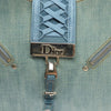 Christian Dior Vintage Admit It Zip Hobo Canvas