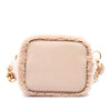 Fendi Mini Shearling Trimmed Leather Mon Tresor Bucket Bag Secondhand
